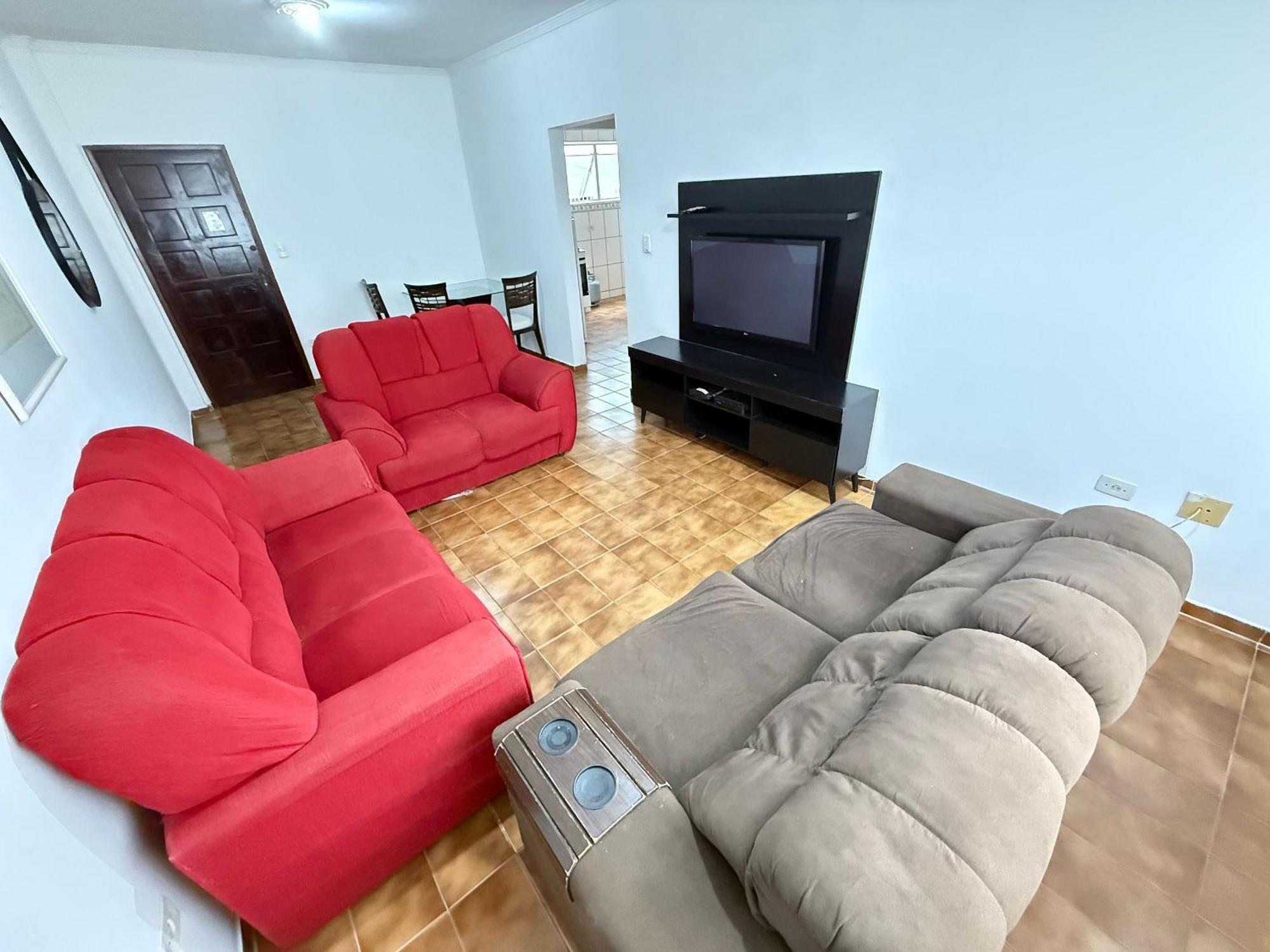 Apartment Pe Na Areia Da Guilhermina Ii Praia Grande (Santos)